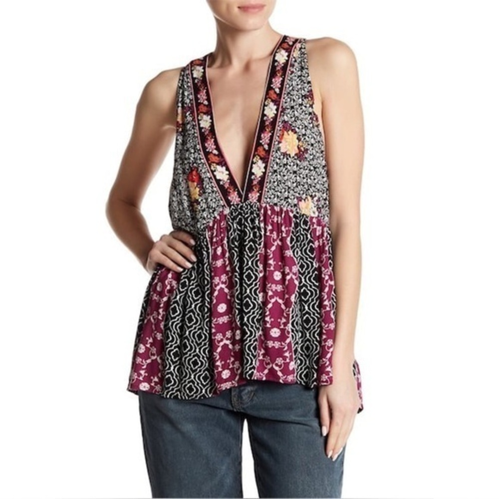Free People Dream Darling Tank Top Small